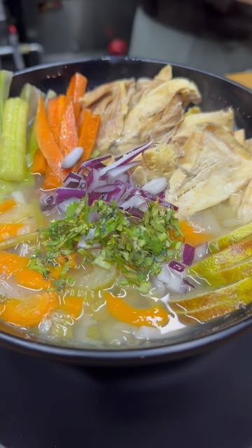 Caldo con verduras